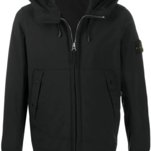 Stone Island comapss badge hooded jacket